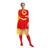 Red And Yellow Superwoman Lycra Spandex Superhero Zentai Suit