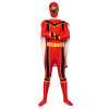 Red Dinosaur Soldier Lycra Spandex Superhero Zentai Suit
