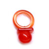 Red Hitman Reborn Nipple Synthetic Opal Cosplay Ring
