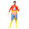 Red Lycra Spandex 4 Stars Superhero Zentai Suit