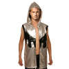 Silver Hood Shiny Metallic Unisex Zentai Suit