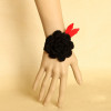 Sweet Floral Leather Girls Lolita Wrist Strap