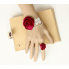 Sweet Rose Lady Lolita Bracelet And Ring Set