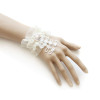 Sweet White Button Handmade Lolita Wrist Strap