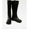 Vocaloid Black Faux Leather Miku Cosplay Boots
