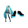 Vocaloid Hatsune Miku Imitated Leather Cosplay Shoes