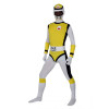 Yellow And Black Lycra Spandex Unisex Superhero Zentai Suit