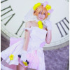 Love Live! Love Wing Bell Rin Hoshizora Wedding Dress Cosplay Costume